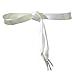 Goodlace Flat Satin Tap Shoe Laces Ribbon Shoelaces 2cm Wide White 100cm/39Inch