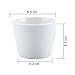 T4U Inch Ceramic White Collection NO.31 Succulent Plant Pot/Cactus Plant Pot Flower Pot/Container/Planter Package 1 Pack of 3