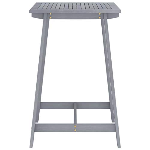 vidaXL Akazienholz Massiv Gartenbar Set 5-TLG. Theke Bar Tresen Gartentheke Bartisch Stehtisch Barhocker Barstuhl… – Bild 6