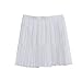 Women Girls high Waisted Pleated Skater Tennis School Skirt Uniform Skirts