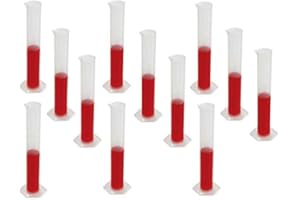 LETHAN CORPORATION Sci-Supply LC1223-12 Bulk Graduated Cylinders, Polypropylene, 100 mL, Plastic, (Pack of 12)