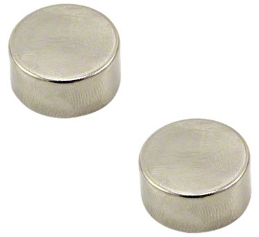 FIRST4MAGNETS F646-N38SH-2 20mm Dia x 10mm Thick N35SH Neodymium Magnet-11.2kg Pull (High Temp) (Pack of 2), Set of 2 Pieces