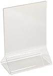 New Star Foodservice 22919 Acrylic Table Menu Card Holder, 3.5 by 5-Inch, Clear, Set of 12