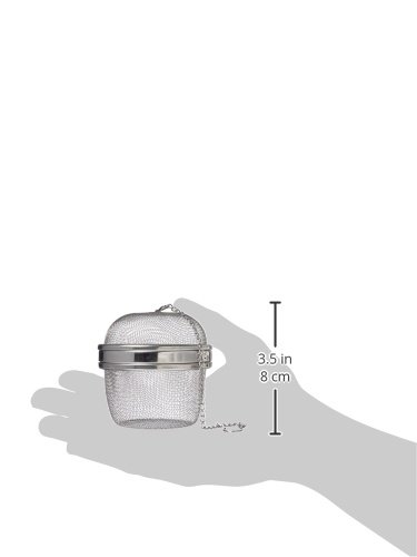 Fox Run - 5143 Fox Run Spice Infuser/Tea Ball, 3 x 3 x 3 inches, Metallic