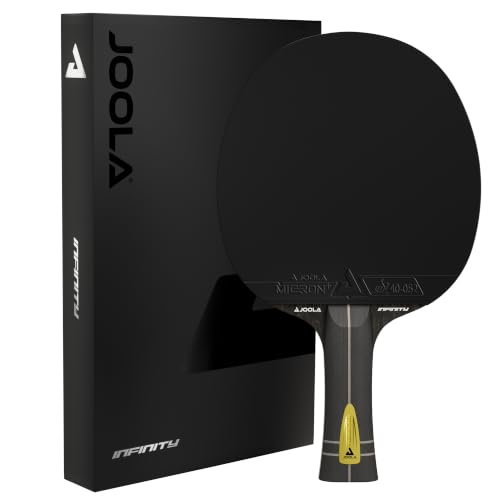 JOOLA Profi Tischtennisschläger Infinity Carbon, ITTF genehmigter, Wettkampf Tischtennis-Schläger, 29,5 x 18 x 3,5 cm, Schwarz