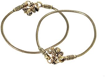 Oxidized White Metal Ethnic Silver Anklet-Payal for Women or Gir-Valentine Day for Your True lovel