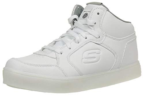 Skechers Kids Boys Energy Lights M US Little Kid,White (Color:  White, Tamaño: Little Kid)