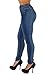 Style K064– Colombian Design, High Waist, Butt Lift, Levanta Cola, Skinny Jeans in Washed Blue Size 11