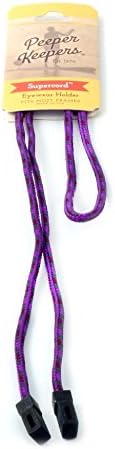 Retainer, Sunglasses Holder, Eyeglass Chain for Men and Women, Purple Multi