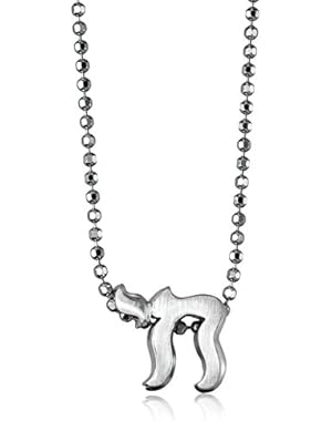 Little Faith Sterling Silver Chai Pendant Necklace