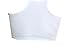 HENNY RUE Women's Front Zipper Closure Sports Bra Padded Workout Yoga Bras Pack of 3 Black/White/Nude L