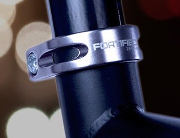 Payback Seatpost Anti-Theft Security Clamp Collar Fortified (Black, 31.8mm)