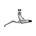SHIMANO Deore 610 2-Finger Mountain Bicycle V-Brake Lever – BL-T610 (Silver – Left Side)thumb 1
