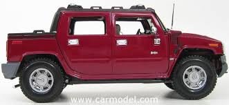 #36633 Maisto Hummer H2 SUT Concept,Dark Red 1/18 Scale Diecast by Maisto
