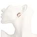Girls' Women’s Stylish Jewelry U Shape AAA Zirconia Crystals Leverback Pierced Earrings