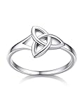 Bestyle 925 Sterling Silver Irish Celtic Rings for