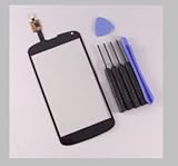 Touch Screen Digitizer Glass lens Replacement For LG Google Nexus 4 E960 + Tools