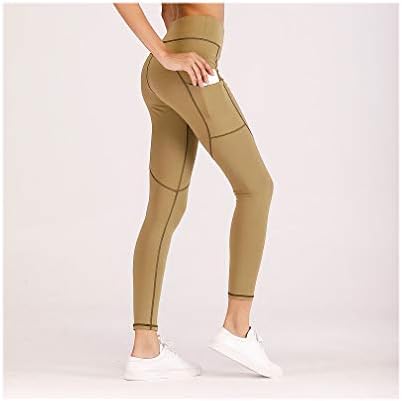 Female High Waist Workout Leggings Sexy Push Up Fitness Pocket