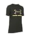 Under Armour Boys Camo Fill Big Logo Short-Sleeve T-Shirt , Artillery Green (357)/Realtree Ap-Xtra , Youth Large