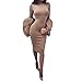 GONKOMA Women Half Sleeve Office Business Dress Work Pencil Dress