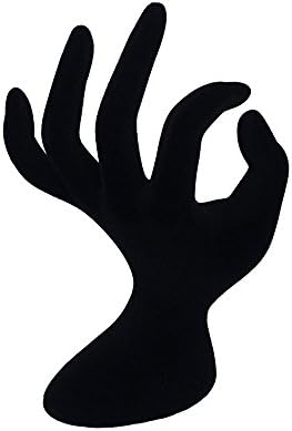 Luxuriant July Hand Shape Ring Display Holder Stand Jewelry Organizer Storage for Bracelets Watch Necklaces