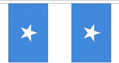 Bandiera Somalia String 10 Materiale Poliestere Bandierine 3 M 10 Long Amazon It Giardino E Giardinaggio