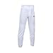 Under Armour Boys Closed Bottom Clean Up Pants, Youth Small, White (100)