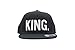 KING and QUEEN Snapback Pair Fashion Embroidered Snapback Caps Hip-Hop Hats One Size