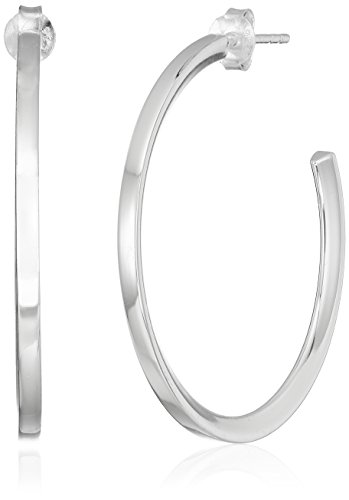 Triangle Tub Post Hoop Earrings