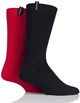 Glenmuir Men E5100 Lightweight Ribbed Bamboo Boot Socks Pack of 2