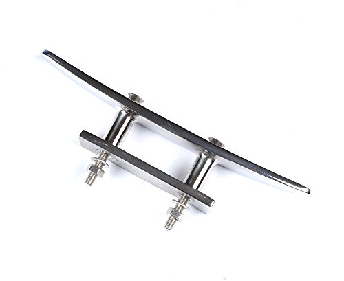 image for MxEol Dock Cleat Boat Deck Hardware Stainless Steel Flat Top 2 Hole w/