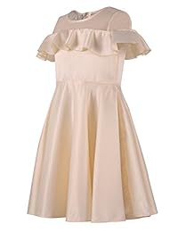 Vestido informal con hombros descubiertos de Emma Riley para fiesta de cumpleaños de boda