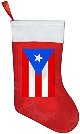 YISHOW Puerto Rican Flag Personalized Christmas Stocking