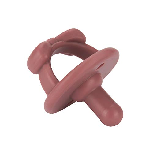 Itzy Ritzy Sweetie Soother Pacifier Set of 2 Silicone Newborn Pacifiers with Collapsible