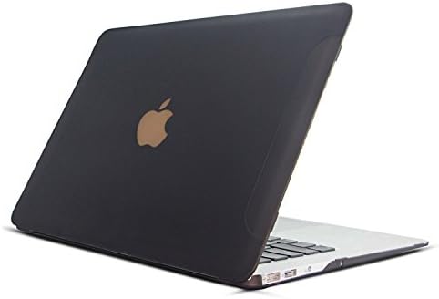 UNgHii Ultra Slim Matte Rubberized Hard Shell Snap On Case for MacBook Air 11 Inch (Model: A1370 / A1465) - Black