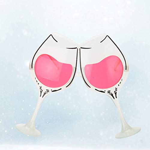 Red Wine Glass Shape Sunglasses Novelty Sunglasses Party Glasses Costume Cosplay Accessory Party Favors Photo Prop - Thumbnail 2