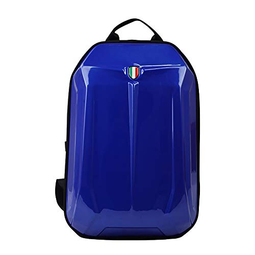 ArtST Motorcycle Bike Hard Shell Backpack Fits for 15.6" Laptop and Notebook - Perfect for Riding Travelling Camping Cycling Storage Bag (blue) - Thumbnail 7