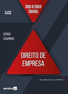 Livro Curso de Direito Comercial - Direito de Empresa - 18ª edição 2022