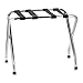 USTECH Foldable Luggage Rack, Metal Suitcase Stand for Guest Room, Heavy Duty Luggage Rack for Bedrooms, Hotels, Travel | Folding Luggage Racks for Suitcases and Storage (Single Rack, Pack of 1)