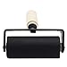 Rubber Roller, Ideal for Anti Skid Tape Construction Tools, Print, Ink and Stamping Tools (3-Inch, Black Roller/Wooden Handle)