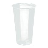 SOLO PXT24-0090 Polypropylene Reveal Straight Wall Cold Cup, 24-oz. Capacity, Clear (12 Packs of 50)