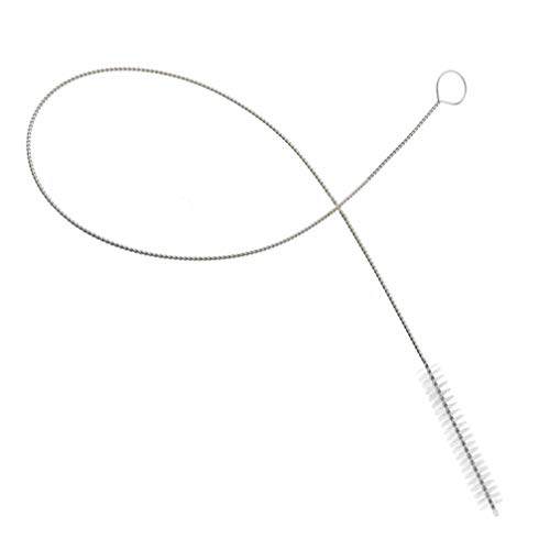 2 Pcs Cleaning Brush Bristle Tip 3/8" by 32" Inch Long - Flexible Cleaner Tool for Clean Keg, Feeding Tube, Line Tube Hose