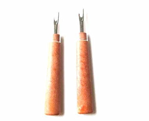 2X Seam Ripper Thread Miniblings Sewing Scissors Haberdashery Brown