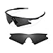Walleva Black Polarized Replacement Lenses for Oakley M Frame Sweep Sunglasses