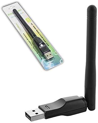 Darshion USB WiFi Adapter, Wireless Adapter, 2.4 GHz, 150 Mbps, for MAG 254, 250, Skybox, IPTV Box, Raspberry Pi, PC Desktop Laptop Tablet, Support Windows 10/8/7/Vista/XP/2000, Mac Os X 10.4-10.12