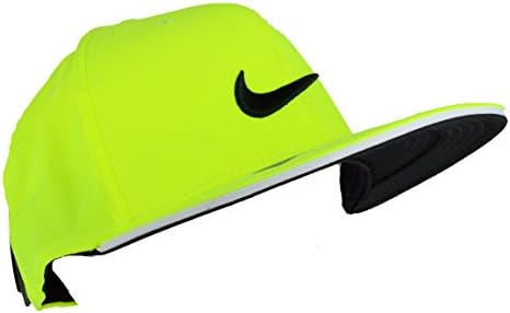 Nike Stay Cool Golf True Tour Flatbill DRI-FIT Hat/Cap Color: Volt Size: L/XL