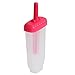 CHICHIC Popsicle Molds Ice Pop Ice Pop Molds Ice Bar Maker Plastic Popsicle Mold, Deep Pink