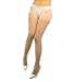 Deksias Women Crotchless Tights for Sex (White)