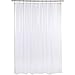 AmazerBath Clear Shower Curtain Liner, 72 x 78 Inches EVA 8G Heavy Duty Plastic Waterproof Weighted Thick Bathroom with 3 Weights and 12 Rustproof Grommet Holes