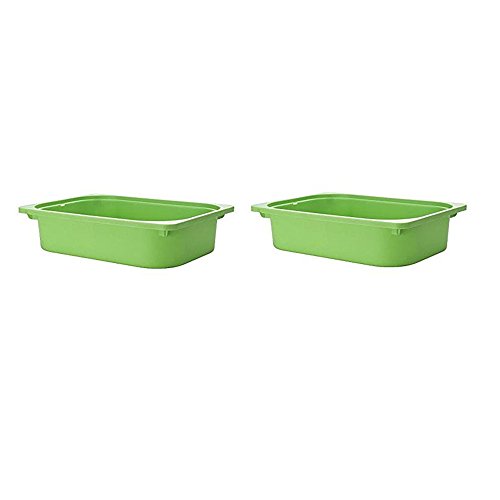 Ikea TROFAST Storage box (2, Green) Pricepulse